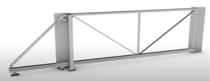 Schuifpoort voor oprit 400x110 cm