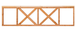 Kruishekwerk Red class 300x75 cm