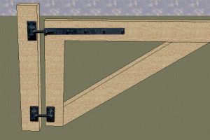 Set voor slagbomen zwart - Afbeelding 3