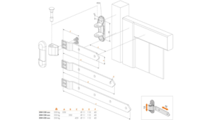 Scharnier Locinox 3d - Afbeelding 3