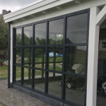 Hybride zijwand terrasoverkapping - Afbeelding 3