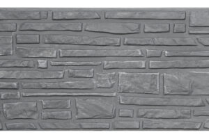 Motiefplaat Rustico antraciet (breed) - Afbeelding 2