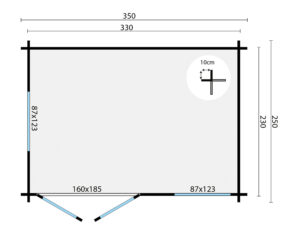 PHILIP 350x250 cm - Afbeelding 2