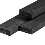 Ligger 6,3x17,5 cm Zwart Douglas
