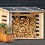 Openhaard hout berging Brandr