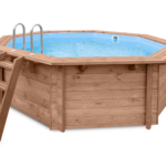 Luxe houten zwembad Cabana Beach 434x401x116 cm