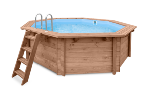 Luxe houten zwembad Cabana Beach 434x401x116 cm