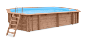 Luxe houten zwembad Playa Porto Marie 727x396x138 cm
