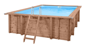 Luxe houten zwembad Playa Lagun 600x419x131 cm