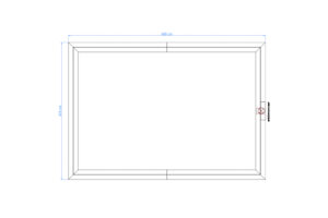 Luxe houten zwembad Playa Lagun 600x419x131 cm - Afbeelding 2