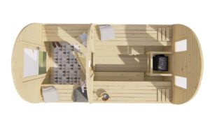 POD sauna 400cm -  Tolva - Afbeelding 6