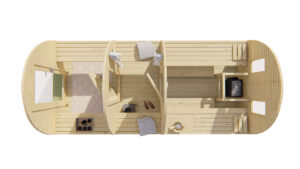 POD sauna 480cm -  Tolva - Afbeelding 6