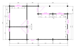 Houten woning 6-persoons - Afbeelding 2