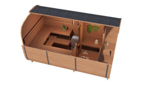 CUBE sauna 390cm - Rovaniemi - Afbeelding 11