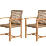 Teak tuinstoelen Blitar (2 st.)