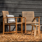 Teak tuinstoelen Blitar (2 st.) - Afbeelding 2