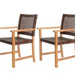 Teak tuinstoelen Madiun (2 st.)
