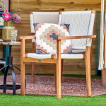 Teak tuinstoelen Riau (2 st.) - Afbeelding 2
