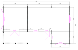 Tuinkantoor 2/4-persoons - Afbeelding 2