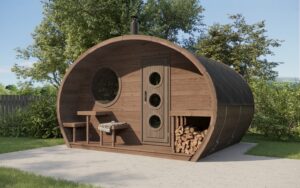 Barrelsauna Ovaal 3.0