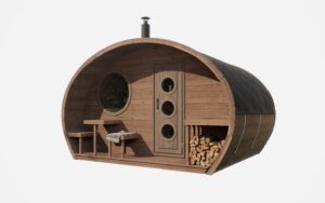 Barrelsauna Ovaal 3.0 - Afbeelding 2