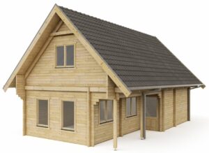 Houten woning 6-persoons
