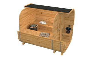 CUBE sauna 280cm - Rovaniemi - Afbeelding 3