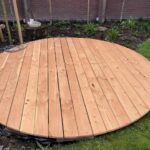 Douglas 1/2 ronde vlonder 400 cm