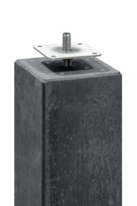 Betonpoer: 20x20x50cm kleine velling (M20)
