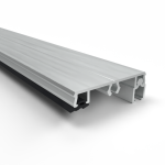 Klemprofiel 60.8 Zijkant - tbv 8mm glas - Afbeelding 3