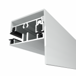 Klemprofielset - Onderprofiel - 60.8 RAL Zijkant Sierlijst - Afbeelding 3