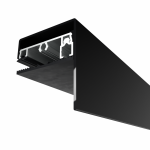Klemprofielset - Oplegrubber - 60.8 RAL Zijkant Sierlijst - Afbeelding 3