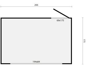 KIOSK VIXEN 266x175 cm - Afbeelding 2