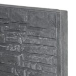 Motiefplaat Rustico antraciet (smal)
