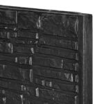 Motiefplaat Rustico antraciet gecoat (smal)