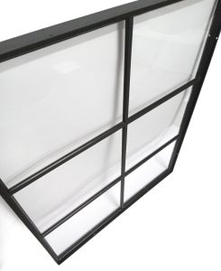 Stalen raam vast 980x820 mm - Afbeelding 2