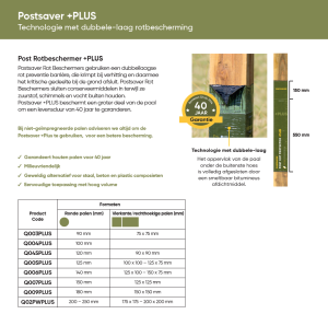 Postsaver Plus paalbeschermer - Afbeelding 2