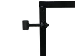 IJzeren poortframe 100x180 cm zwart - Afbeelding 2