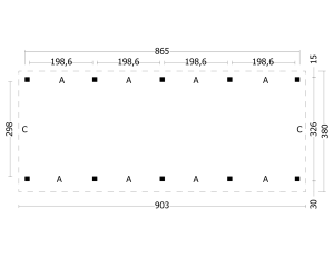 Plat dak Oslo L Type  9 - Afbeelding 2