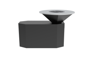 BBQ Zwart Octagonaal - Afbeelding 4