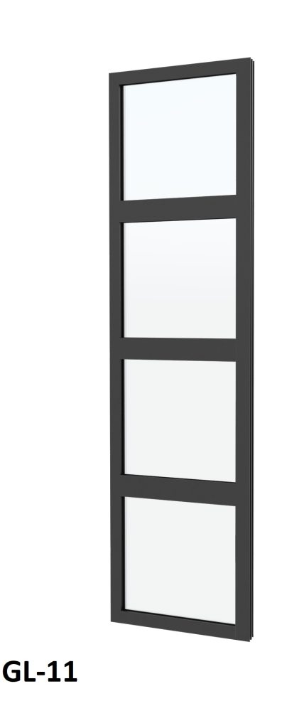 Aluminium glaswand 785 x 2240 mm