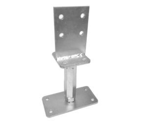 Paaldrager verstelbaar 80x80 mm Type S