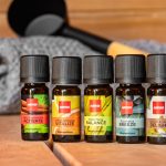 Harvia healing met warmtesauna en stoomgeurset