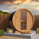 Saunabarrel Thermowood Ø205x160 cm