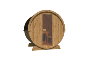 Saunabarrel Thermowood Ø205x160 cm - Afbeelding 3