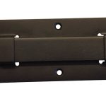 Rolschuif vlak Zwart 20 cm
