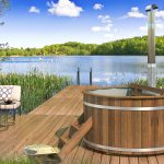 Hottub vuren - 185 cm - interne kachel Thermowood