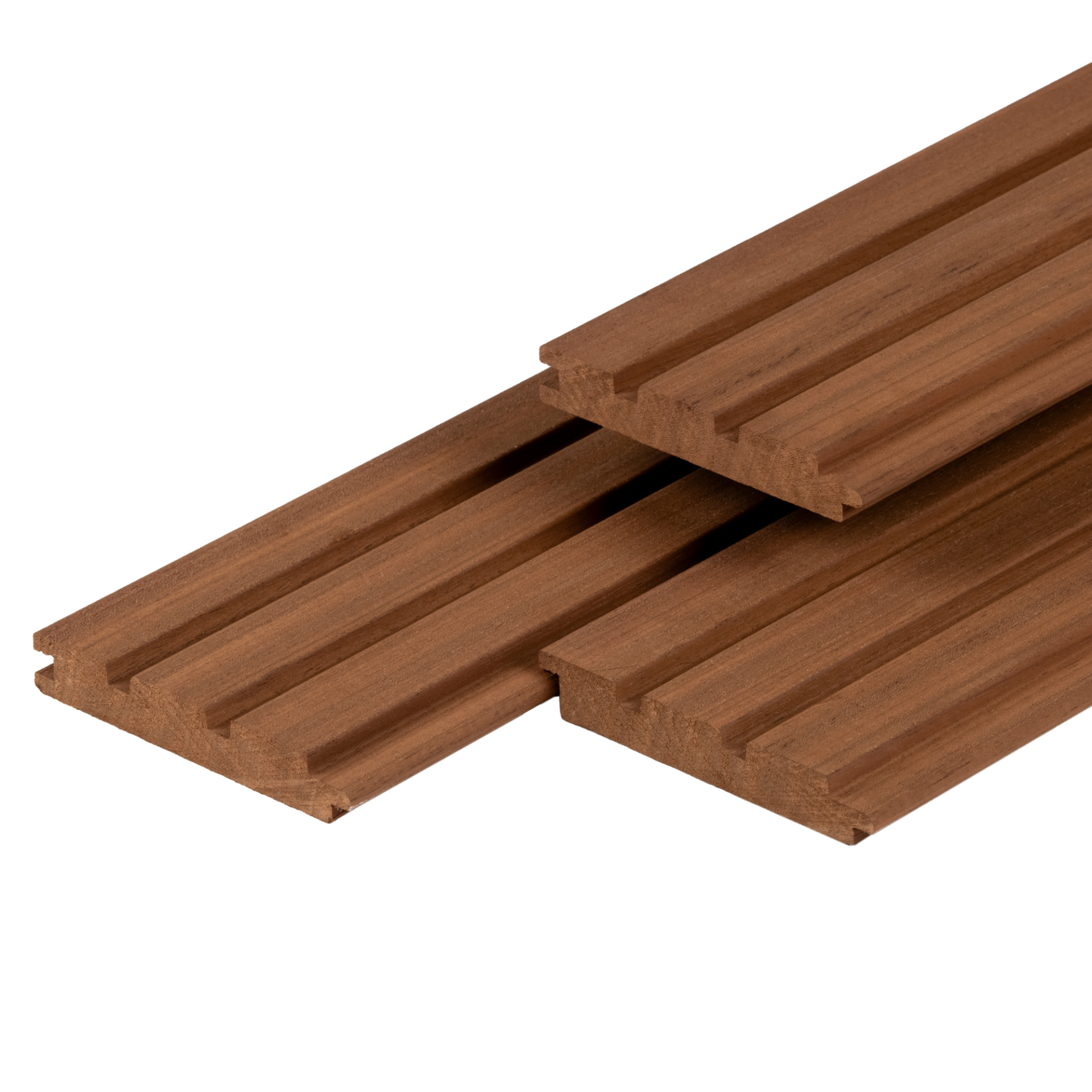 Thermoline ayous hardhout triple profiel Thermoline ayous triple profiel 2,1x14,5 cm - Afbeelding 1