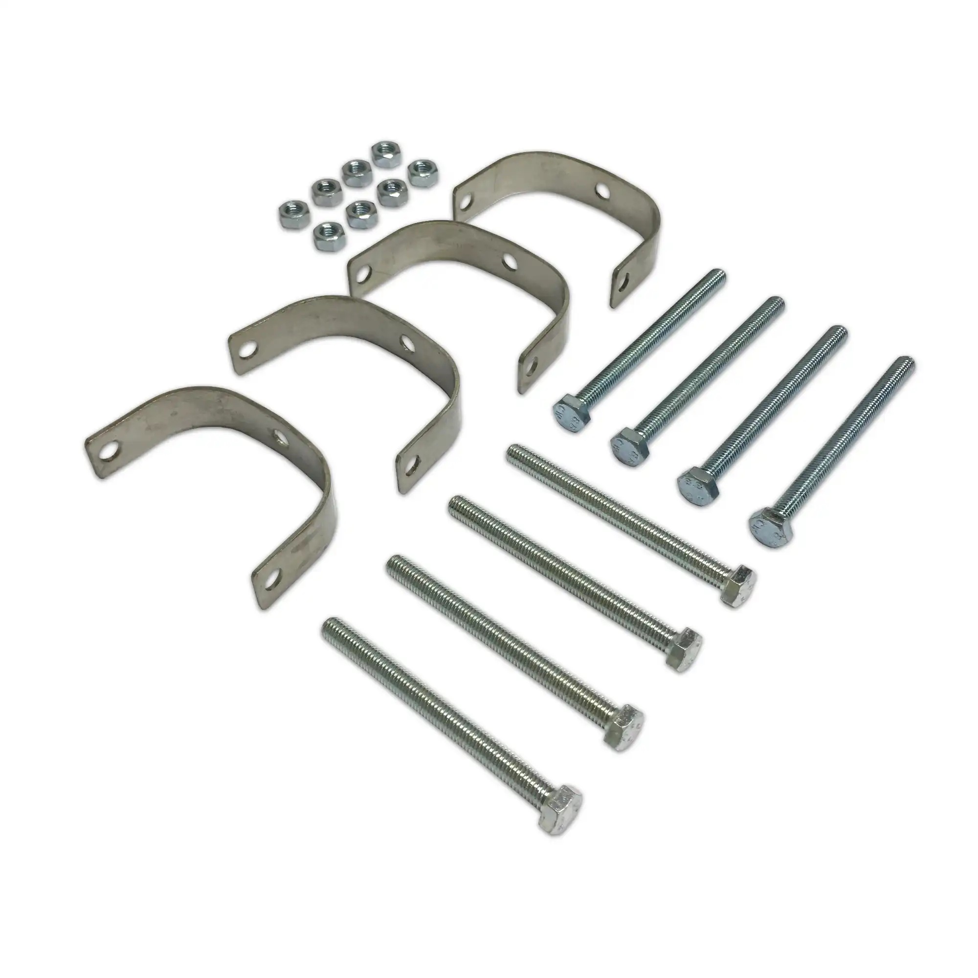 rvs-montageset-voor-bamboeschermen Montageset Bamboescherm RVS - Afbeelding 1