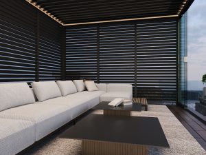 Aluminium overkapping Louvrepaneel horizontaal - Afbeelding 4